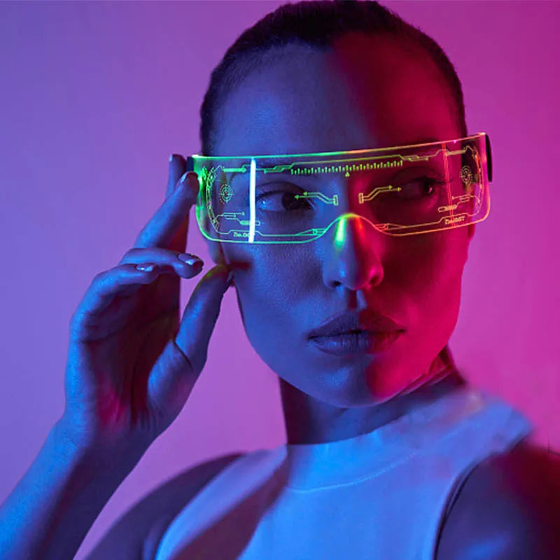 LED Cyberpunk Glasses
