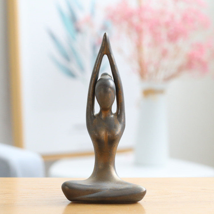 Ceramic Abstract Sculpture Craft