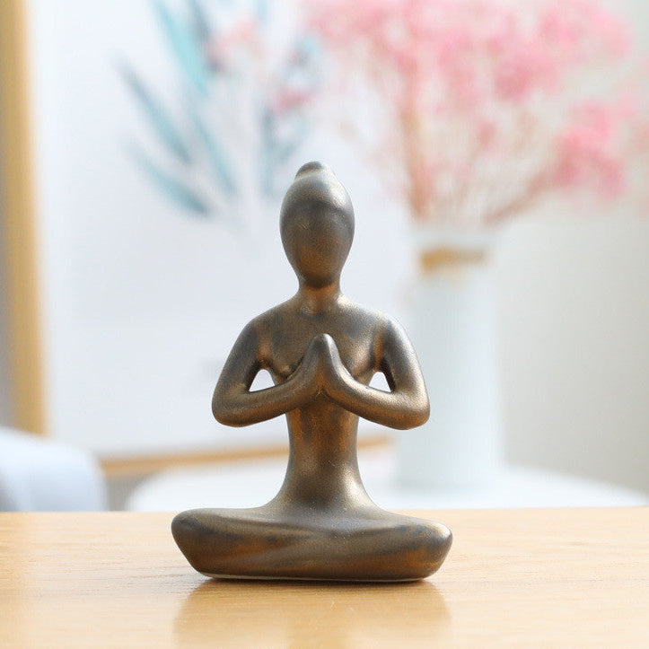 Ceramic Abstract Sculpture Craft