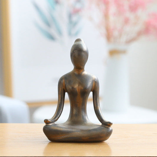 Ceramic Abstract Sculpture Craft