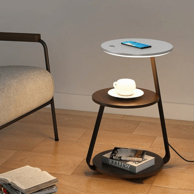 Eclipse Smart End Table with Wireless Charging Pad