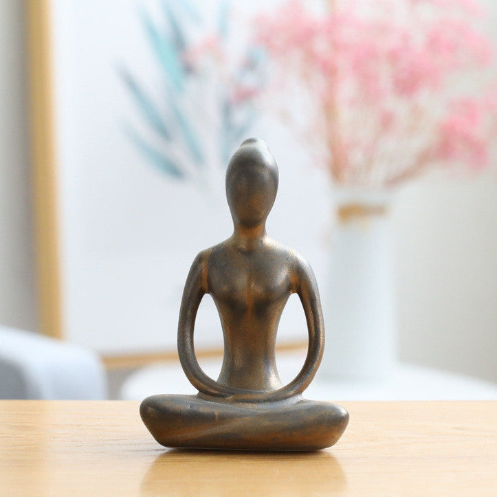 Ceramic Abstract Sculpture Craft