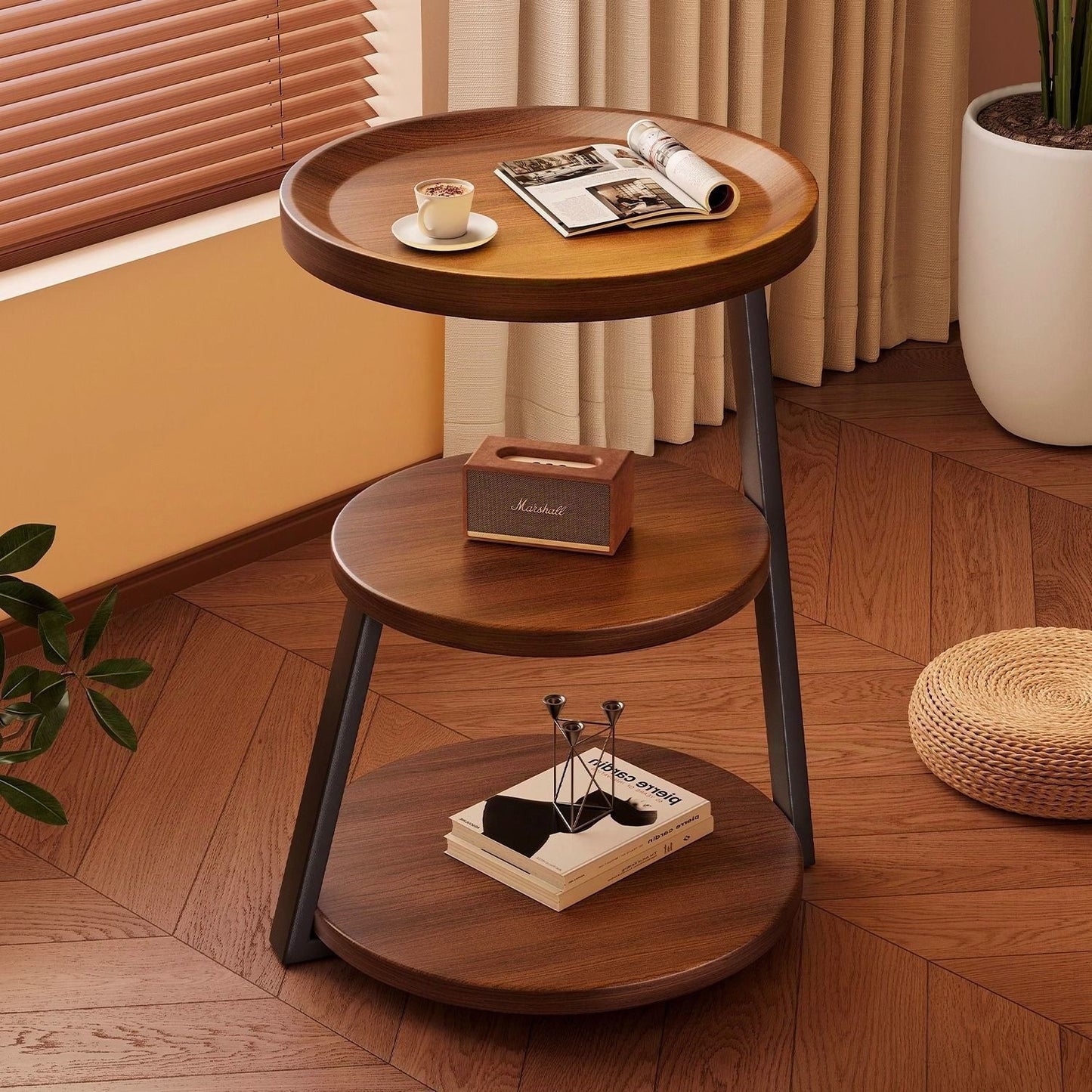 Trio Circle End Table