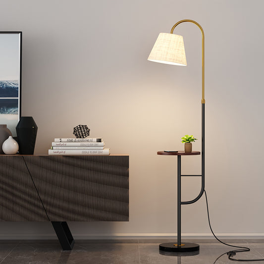 Arclight Floor Lamp with Wireless Charging Pad