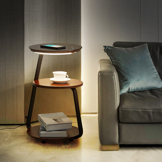 Eclipse Smart End Table with Wireless Charging Pad